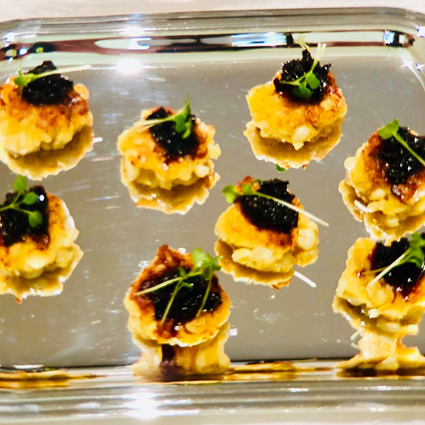Mexican Corn Cake with Chile Glaze